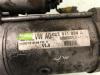 Startmotor van een Volkswagen Polo V (6R) 1.2 TDI 12V BlueMotion 2010