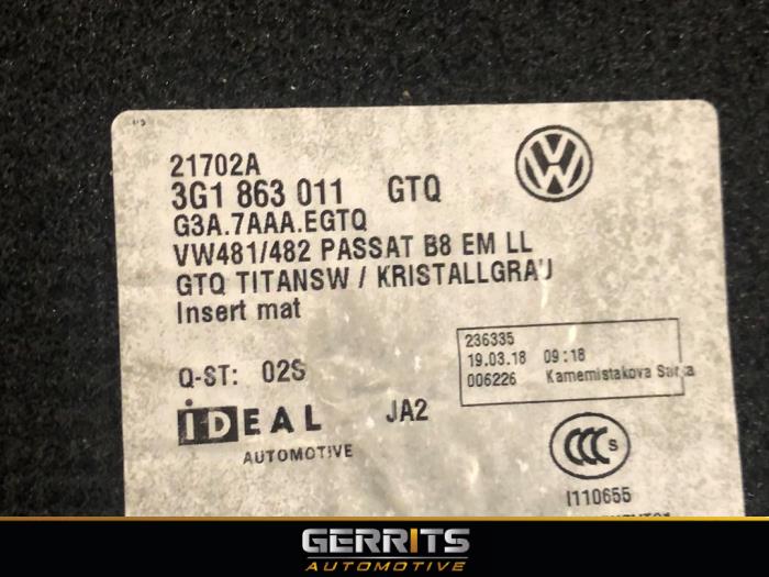 Matten Set van een Volkswagen Passat Variant (3G5) 1.4 TSI 16V 2018