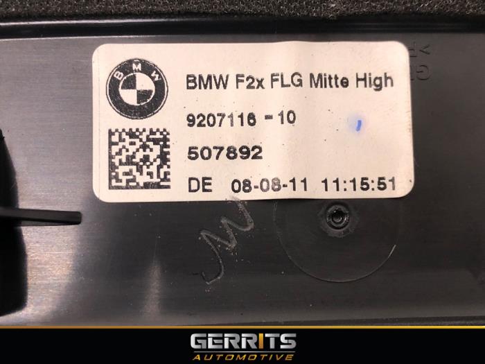 Luchtrooster Dashboard van een BMW 1 serie (F20) 118i 1.6 16V 2013