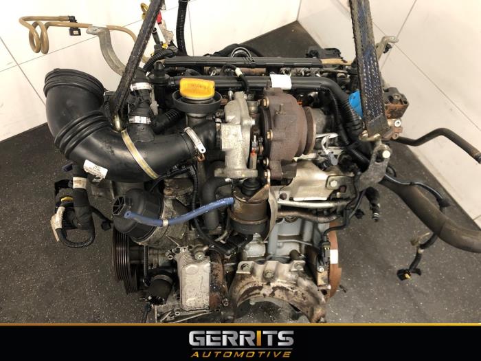 Motor van een Fiat Punto Evo (199) 1.3 JTD Multijet 85 16V Euro 5 2010