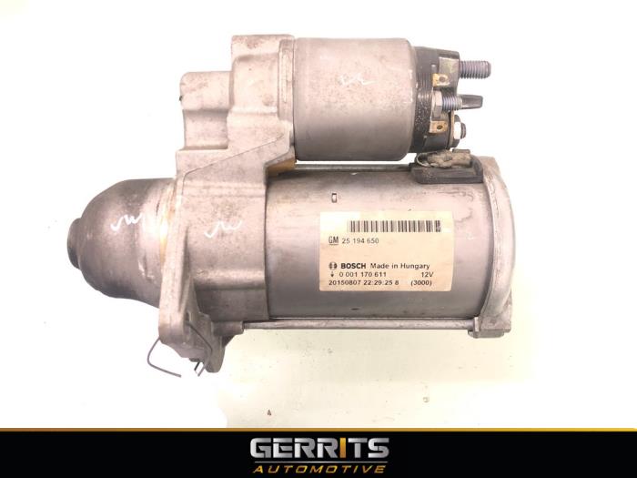 Gebruikte Startmotor Opel Corsa E 1.4 16V Prijs € 29,99 Margeregeling aangeboden door Gerrits Automotive BV