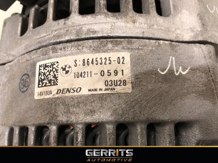 Dynamo van een BMW 3 serie Touring (F31) 318i 1.5 TwinPower Turbo 12V 2017