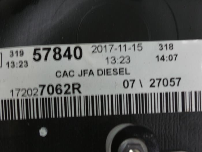 Brandstoftank van een Renault Scénic IV (RFAJ) 1.5 Energy dCi 110 2017