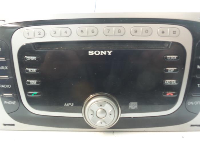 Radio CD Speler van een Ford S-Max (GBW) 2.0 16V 2007