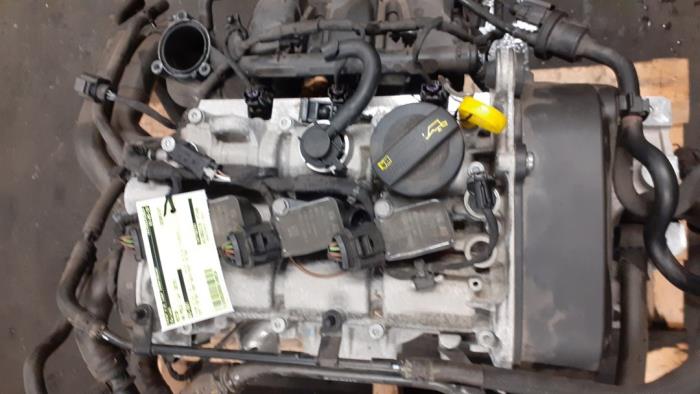 Motor van een Volkswagen Polo V (6R)  2015