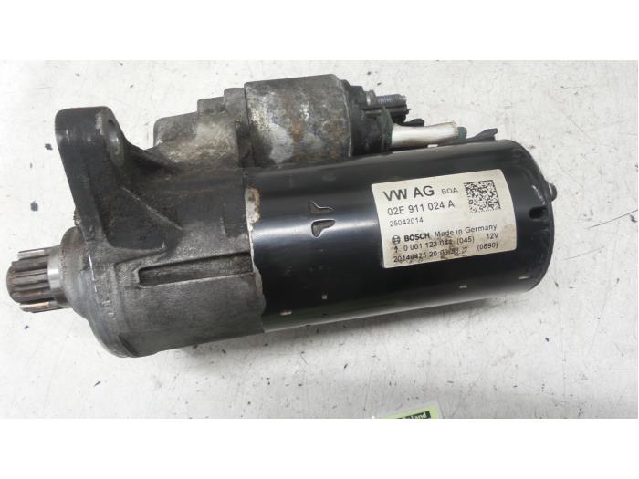 Gebruikte Startmotor Volkswagen Transporter/Caravelle T5 2.0 BiTDI DRF Prijs € 100,00 Margeregeling aangeboden door Autodemontage van de Laar