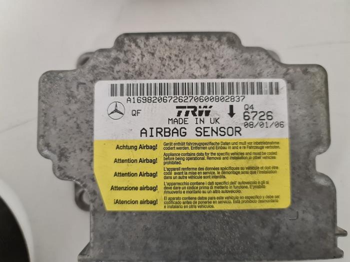 Airbag Set+Module van een Mercedes-Benz A (W169) 1.5 A-150 5-Drs. 2006