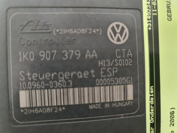 Gebruikte ABS Pomp Audi A3 (8P1) 2.0 16V FSI Prijs € 150,00 Margeregeling aangeboden door Autodemontage van de Laar