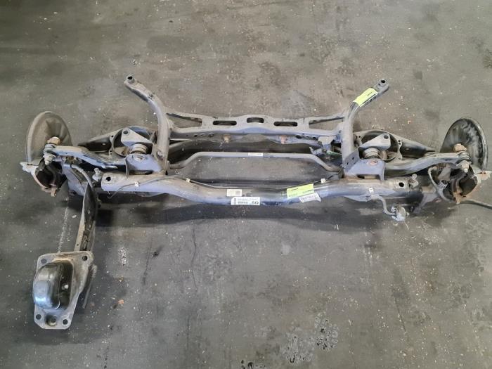 Gebruikte Achteras voorwielaandrijving Volkswagen Golf VII (AUA) 1.4 TSI 16V Prijs € 175,00 Margeregeling aangeboden door Autodemontage van de Laar