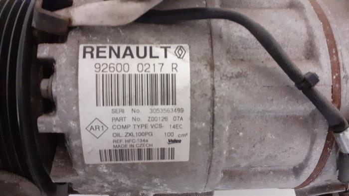 Pomp Airco van een Renault Captur (2R) 0.9 Energy TCE 12V 2013