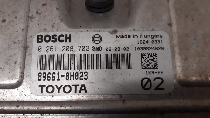 Gebruikte Computer Motormanagement Toyota Aygo (B10) 1.0 12V VVT-i Prijs € 120,00 Margeregeling aangeboden door Autodemontage van de Laar