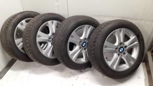 Gebruikte Sportvelgenset + winterbanden BMW 1 serie (E88) 118i 16V Prijs op aanvraag aangeboden door Autodemontage van de Laar