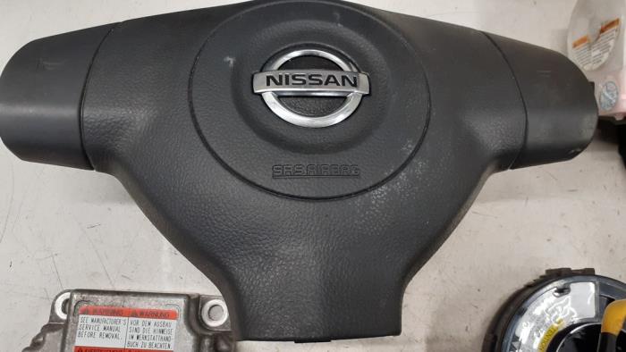 Airbag Set+Module van een Nissan Pixo (D31S) 1.0 12V 2010