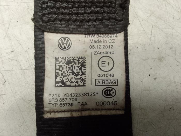 Module + Airbag Set van een Volkswagen Polo V (6R) 1.6 TDI 16V 90 2013