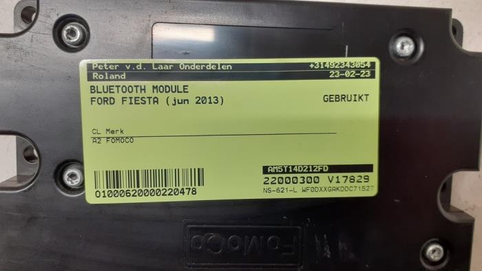 Bluetooth module van een Ford Fiesta 6 (JA8) 1.6 TDCi 16V ECOnetic 2013