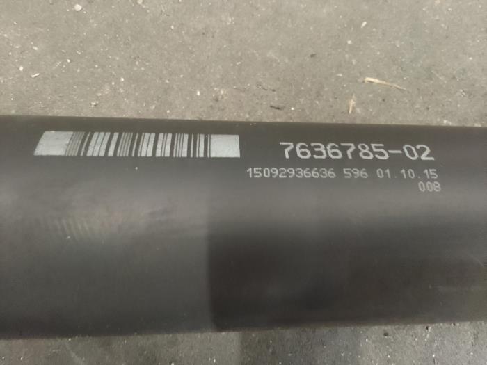 Tussenas van een BMW X5 (F15) xDrive 40e PHEV 2.0 2015