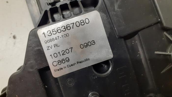 Deurslot Mechaniek 4Deurs links-achter van een Fiat Fiorino (225) 1.3 JTD 16V Multijet 2008