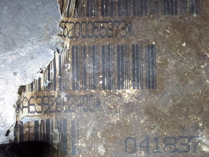 Versnellingsbak van een Mercedes-Benz Vito (639.6) 2.2 111 CDI 16V 2004