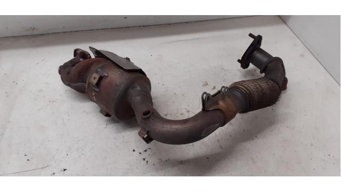 Gebruikte Katalysator Ford Fiesta 6 (JA8) 1.0 Ti-VCT 12V 65 Prijs € 200,00 Margeregeling aangeboden door Autodemontage van de Laar
