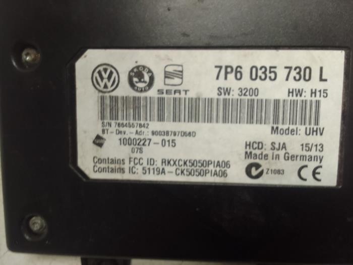 Bluetooth module van een Volkswagen Polo V (6R) 1.4 TSI 16V BlueGT 2013