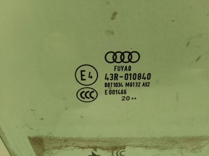 Portierruit 4Deurs rechts-achter van een Audi A1 Sportback (GBA) 1.0 25 TFSI 12V 2021