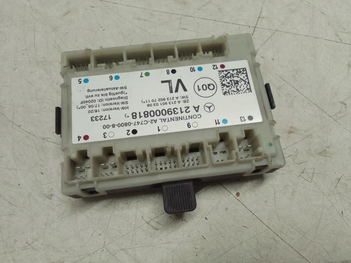 Gebruikte Module Centrale Deurvergrendeling Mercedes E (W213) E-220d 2.0 Turbo 16V Prijs € 75,00 Margeregeling aangeboden door Autodemontage van de Laar