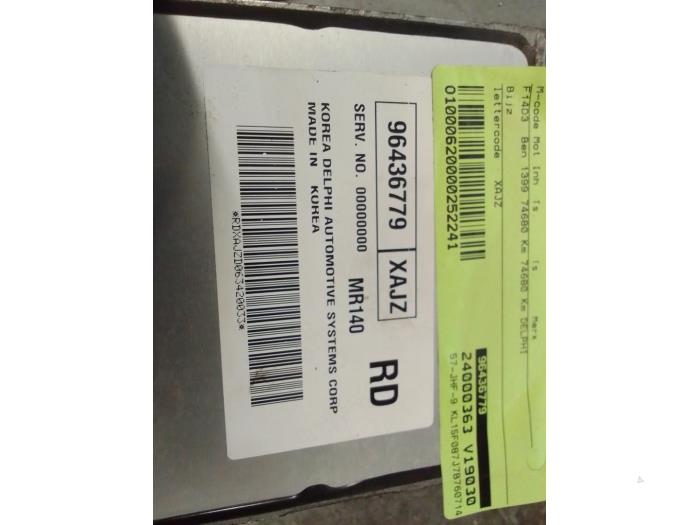 Computer Motormanagement Chevrolet Kalos (SF48), 2003 / 2008 1.4 16V, Hatchback, Benzine, 1.399cc, 69kW (94pk), FWD, L14; L485, 2003-05 / 2008-05, SF487 (Gebruikt)