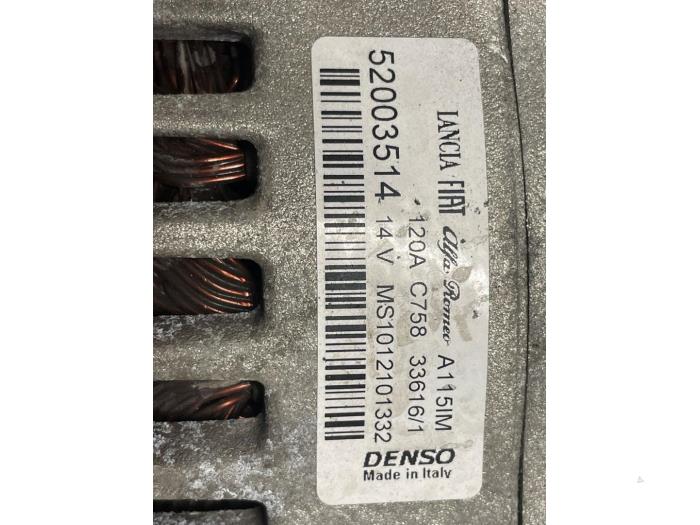 Gebruikte Dynamo Fiat 500 Abarth Prijs € 70,00 Margeregeling aangeboden door Autodemontage van de Laar