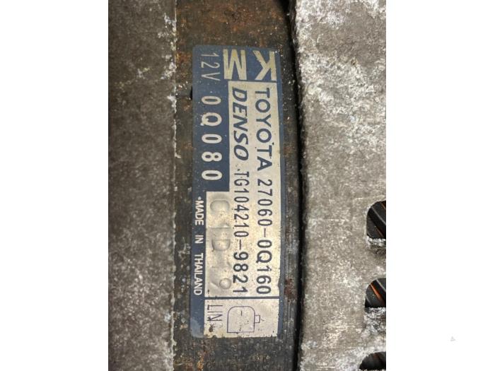 Gebruikte Dynamo Peugeot 108 1.0 12V VVT-i Prijs € 50,00 Margeregeling aangeboden door Autodemontage van de Laar