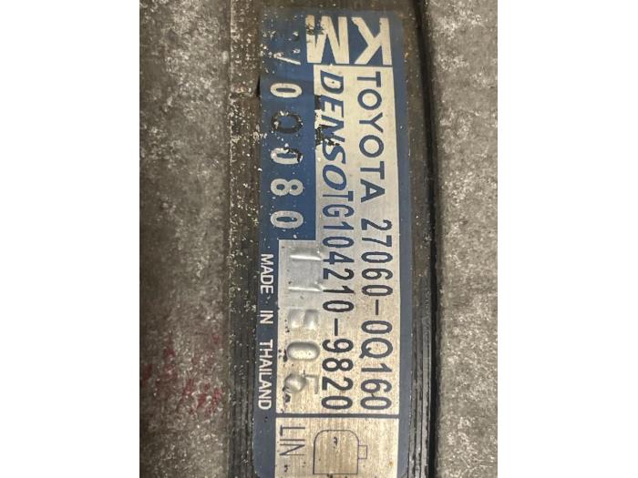 Dynamo van een Citroën C1 1.0 12V VVT-i 2019