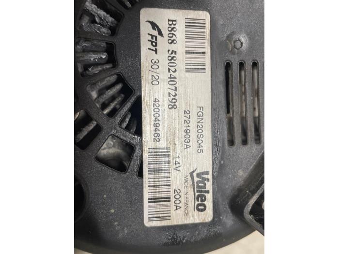 Gebruikte Dynamo Fiat Ducato (250) 2.3 D 120 Multijet AdBlue Prijs € 242,00 Inclusief btw aangeboden door Autodemontage van de Laar