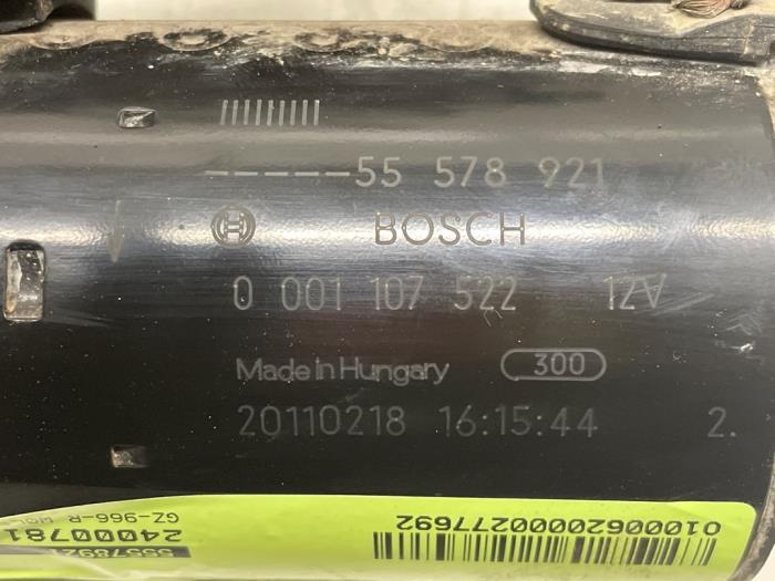 Gebruikte Startmotor Opel Meriva (B) 1.4 Turbo 16V ecoFLEX Prijs € 50,00 Margeregeling aangeboden door Autodemontage van de Laar
