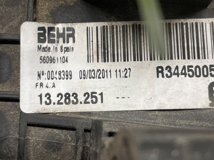 Gebruikte Intercooler Opel Meriva (B) 1.4 Turbo 16V ecoFLEX Prijs € 40,00 Margeregeling aangeboden door Autodemontage van de Laar