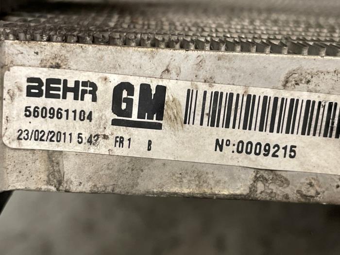 Gebruikte Radiateur Opel Meriva (B) 1.4 Turbo 16V ecoFLEX Prijs € 50,00 Margeregeling aangeboden door Autodemontage van de Laar