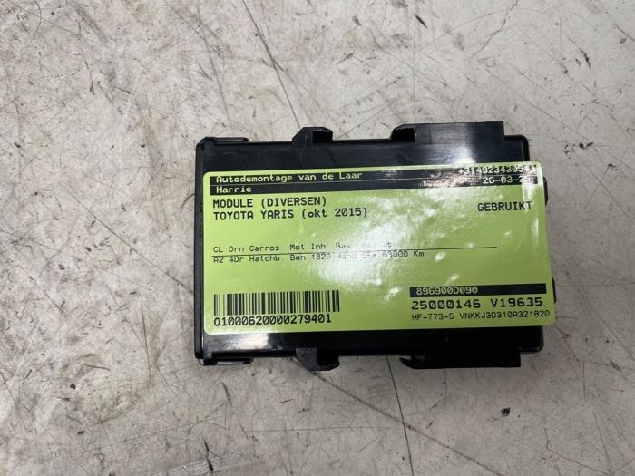 Gebruikte Module (diversen) Toyota Yaris III (P13) 1.33 16V Dual VVT-I Prijs € 50,00 Margeregeling aangeboden door Autodemontage van de Laar