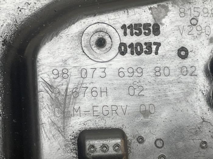 Gebruikte Uitlaat gasklep (EGR) Peugeot Partner (GC/GF/GG/GJ/GK) 1.6 BlueHDI 75 Prijs € 35,00 Margeregeling aangeboden door Autodemontage van de Laar