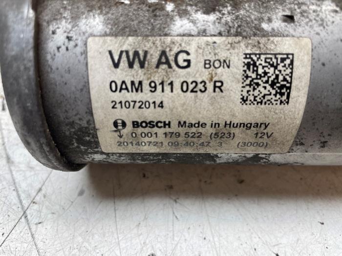 Gebruikte Startmotor Volkswagen Golf VII Variant (AUVV) 1.2 TSI BlueMotion 16V Prijs € 50,00 Margeregeling aangeboden door Autodemontage van de Laar