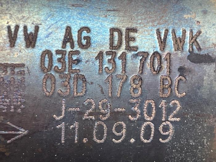 Katalysator van een Seat Ibiza IV (6J5) 1.2 12V 2009