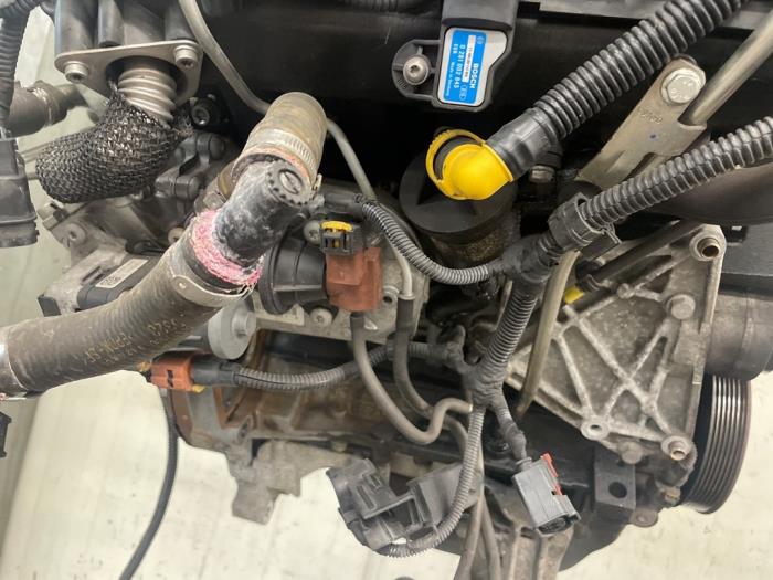 Motor van een Fiat Grande Punto (199) 1.3 JTD Multijet 16V 85 Actual 2011