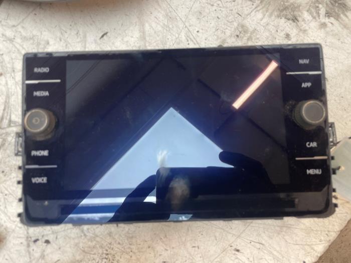 Gebruikte Display Interieur Volkswagen Golf VII (AUA) 1.5 TSI Evo BMT 16V Prijs op aanvraag aangeboden door Autodemontage van de Laar