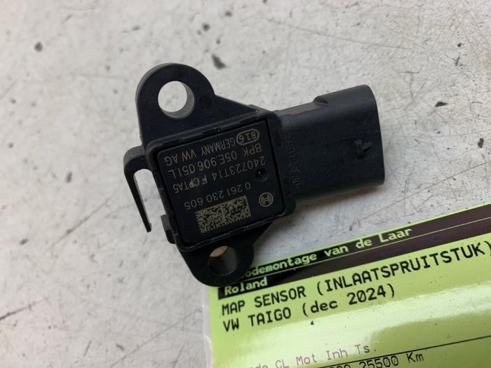 Gebruikte Sensor map (inlaatspruitstuk) Volkswagen Taigo 1.0 TSI 95 12V Prijs € 40,00 Margeregeling aangeboden door Autodemontage van de Laar
