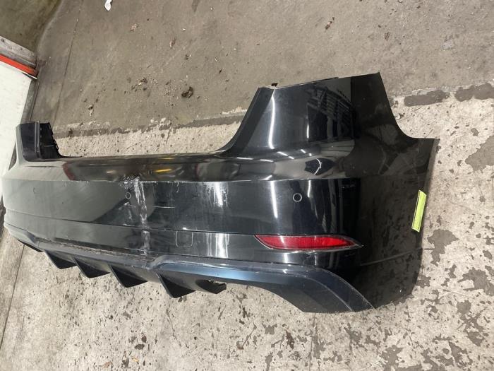 Achterbumper van een Audi S3 Sportback (8VA/8VF) 2.0 T FSI 16V 2017