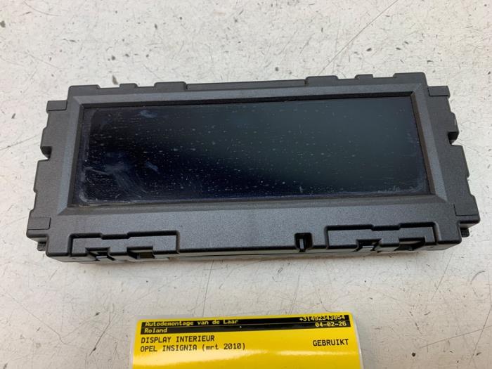 Gebruikte Display Interieur Opel Insignia 1.8 16V Ecotec Prijs € 45,00 Margeregeling aangeboden door Autodemontage van de Laar