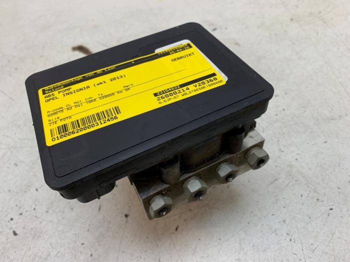 Gebruikte ABS Pomp Opel Insignia 2.0 CDTI 16V 140 ecoFLEX Prijs € 70,00 Margeregeling aangeboden door Autodemontage van de Laar