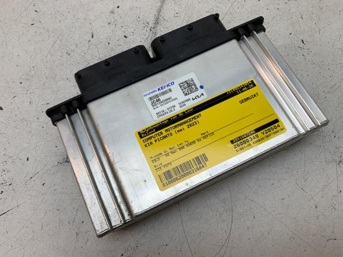 Gebruikte Computer Motormanagement Kia Picanto (JA) 1.0 DPI 12V Prijs op aanvraag aangeboden door Autodemontage van de Laar