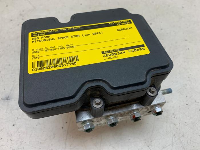 Gebruikte ABS Pomp Mitsubishi Space Star (A0) 1.2 12V Prijs € 125,00 Margeregeling aangeboden door Autodemontage van de Laar