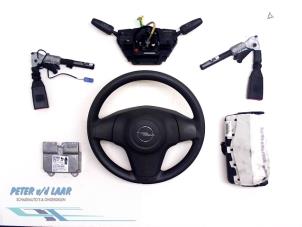 Gebruikte Airbag Set + Module Opel Corsa D 1.4 16V Twinport Prijs op aanvraag aangeboden door Autodemontage van de Laar