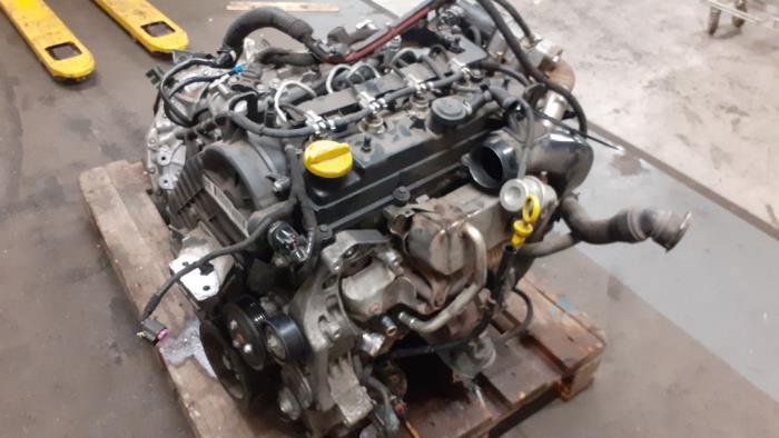 Motor van een Opel Meriva 1.7 CDTI 16V 2012