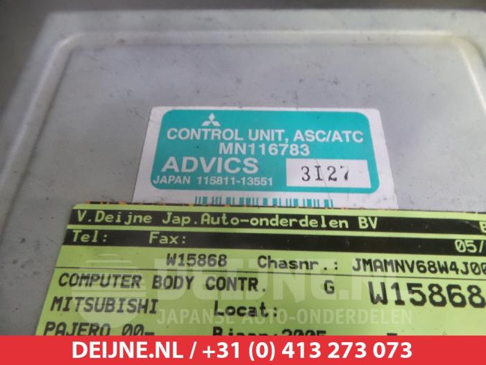 Computer Body Control van een Mitsubishi Pajero Hardtop (V6/7)  2005