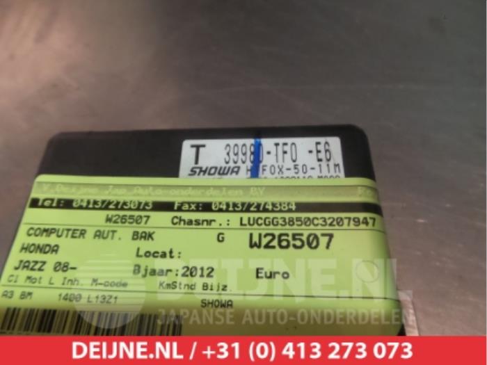 Gebruikte Stuurbekrachtiging Computer Honda Jazz (GE6/GE8/GG/GP) 1.4 VTEC 16V Prijs € 90,00 Margeregeling aangeboden door V.Deijne Jap.Auto-onderdelen BV